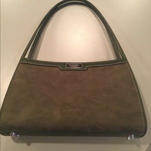 NWOT Suede (like) Green Purse💚